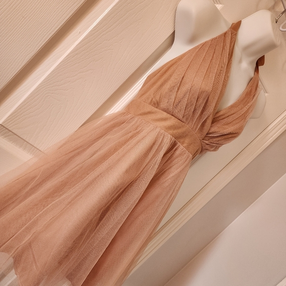🆕️ Deep-V Tulle Mini Dress - Picture 3 of 15